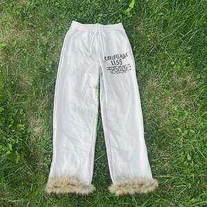 Fashionarypieces Cream Fur Awaken Pants